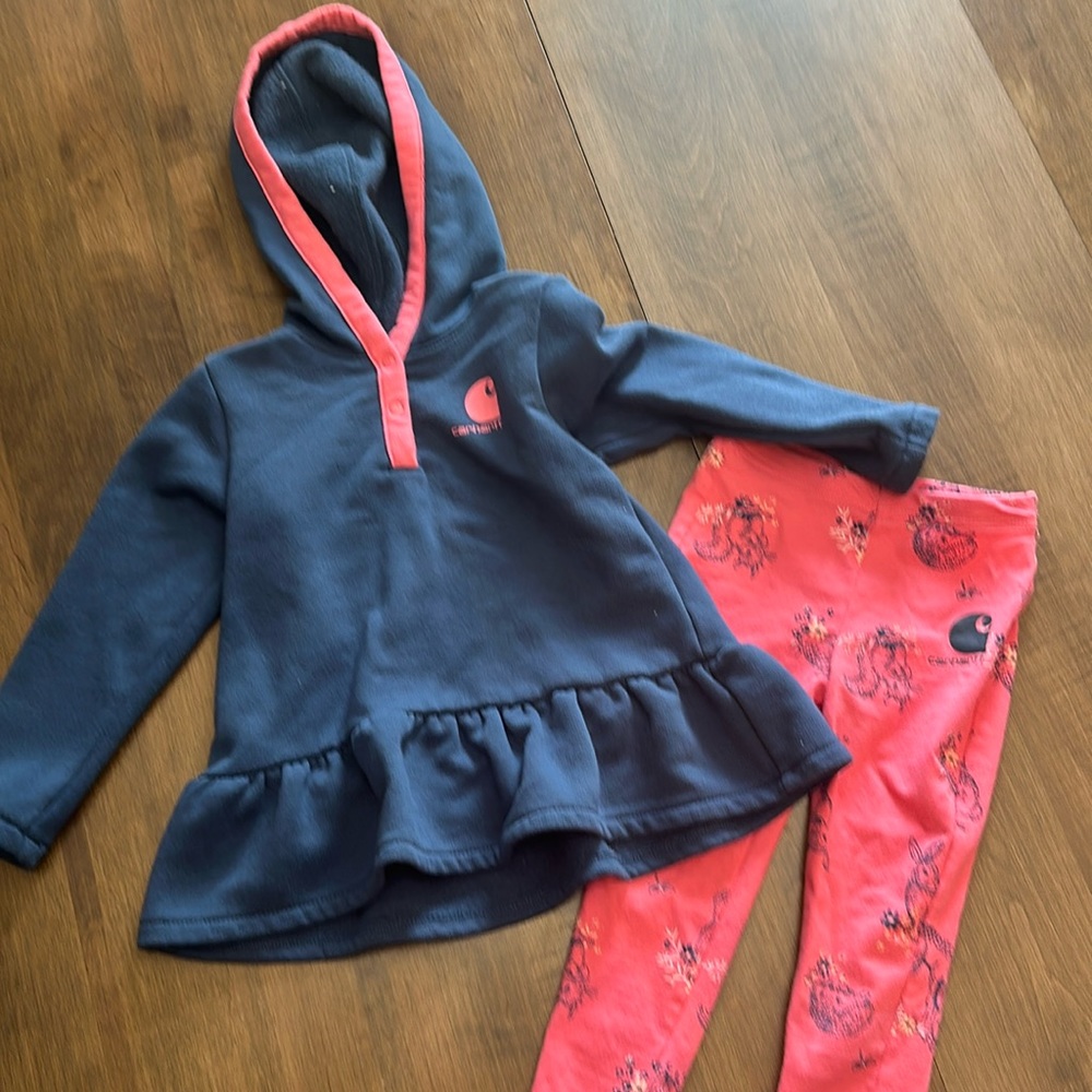 Carhartt Toddler Girl Two Piece Outfit